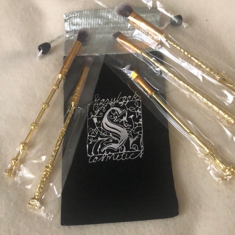 Gold Makeup Brush Set